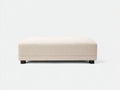 Banco de dormitorio 120×40×45 cm - beige - asiento tapizado moderno para dormitorio