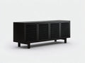 Mueble para TV 180×40×55 cm - madera - negro - estilo moderno para salón